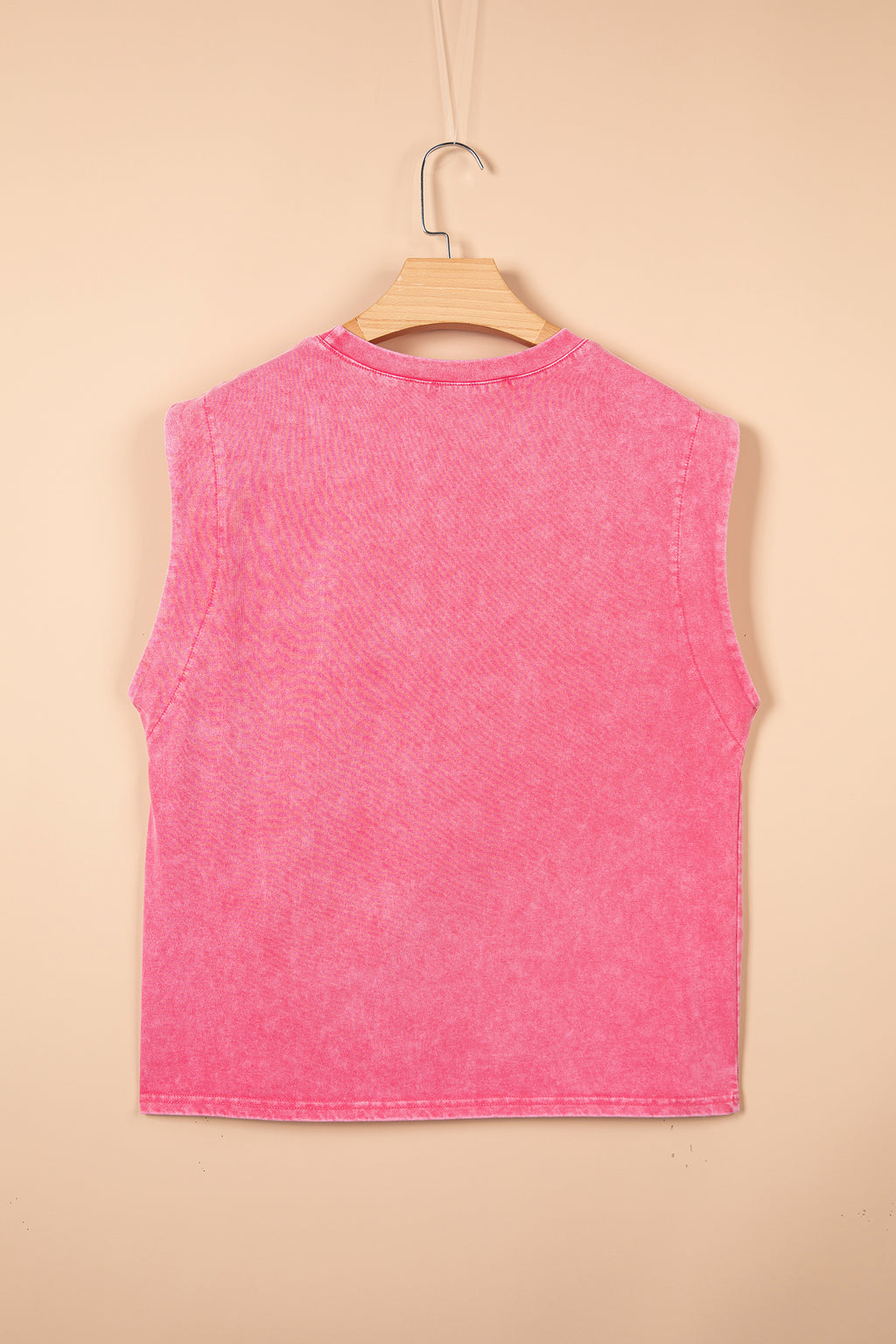Bonbon Toner Washed Wild West Whiskey Print Sleeveless Muscle Top